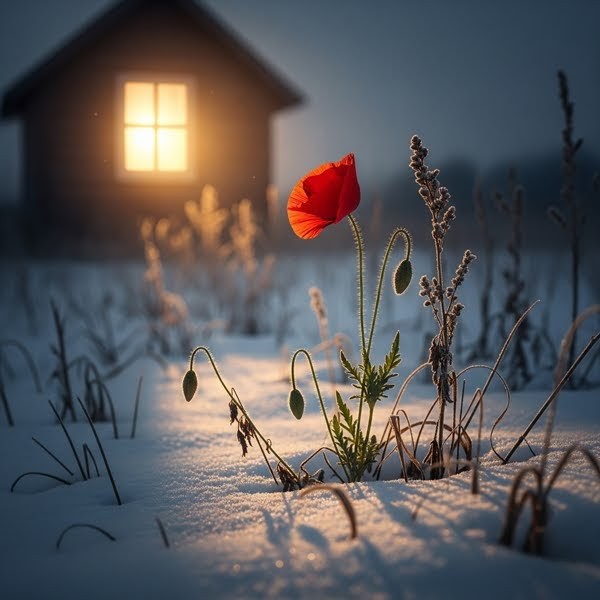 The smile that winter couldn't take, finding serenity in cold times
