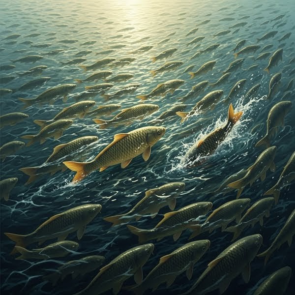 Tribute to immigrants, the lesson of the carp, fragility of humanism