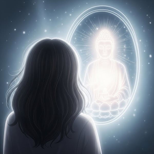 A mirror of the soul, compassion, inner state reflecting outer appearance